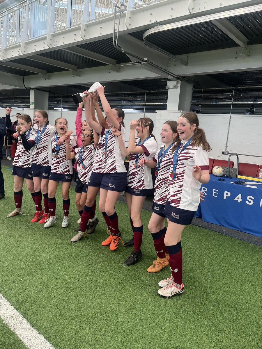Well done to the winners of the U13 Prep4Sport Challenge Cup Royal Russell A🏆🏆🏆