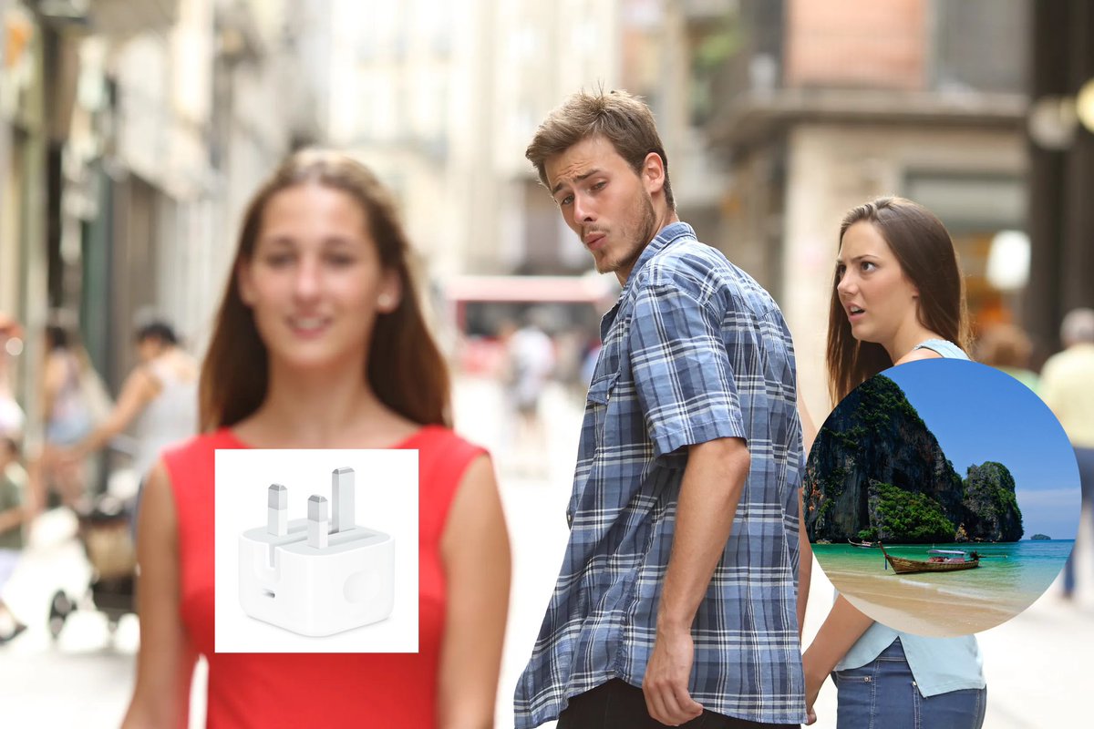 Sorphorn_Leap's tweet image. When you finally arrive at your dream destination...
And realize you forgot to pack your charger.

#TravelFail  
#TechTroubles  
#VacationProblems  
#MemeLife  
#FunnyTravel  
#ForgotTheCharger  
#TravelHumor