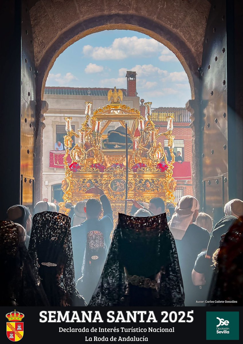 Presentado el cartel de la #SemanaSanta2025 que elabora el <a href="/AytoLaRodaAnd/">Ayto. La Roda de Andalucía</a> y cuya fotografía es obra de nuestro hermano Carlos Cañete
