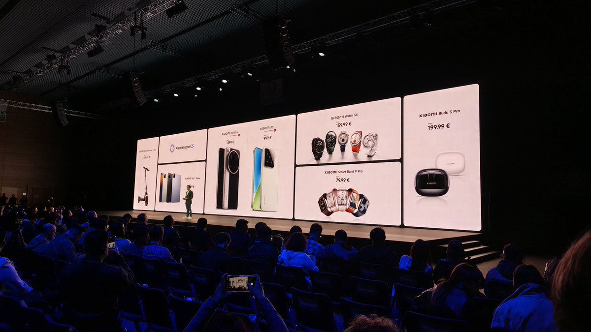 MrGadgetTech's tweet image. Tutti i prodotti di xiaomi lanciati oggi.
#XiaomiLaunch #MWC25 @Xiaomi