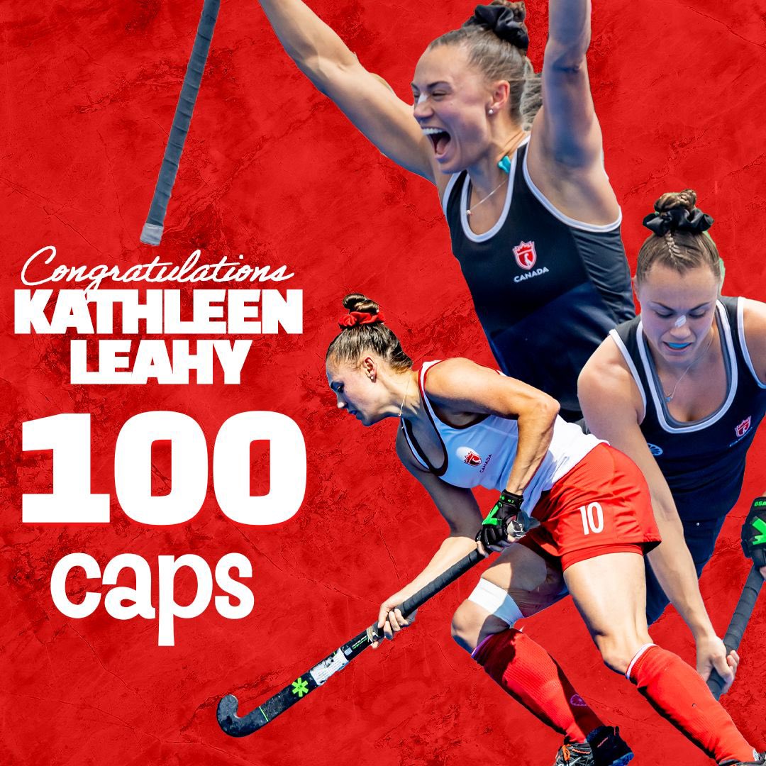 International Hockey Federation (@fih_hockey) on Twitter photo Congratulations to <a href="/FieldHockeyCan/">Field Hockey Canada</a>’s Kathleen Leahy on completing 100 caps for her country as they take on Korea in the #FIHNationsCup.
#RiseToTheTop #Hockey #Milestone Congratulations to <a href="/FieldHockeyCan/">Field Hockey Canada</a>’s Kathleen Leahy on completing 100 caps for her country as they take on Korea in the #FIHNationsCup.
#RiseToTheTop #Hockey #Milestone