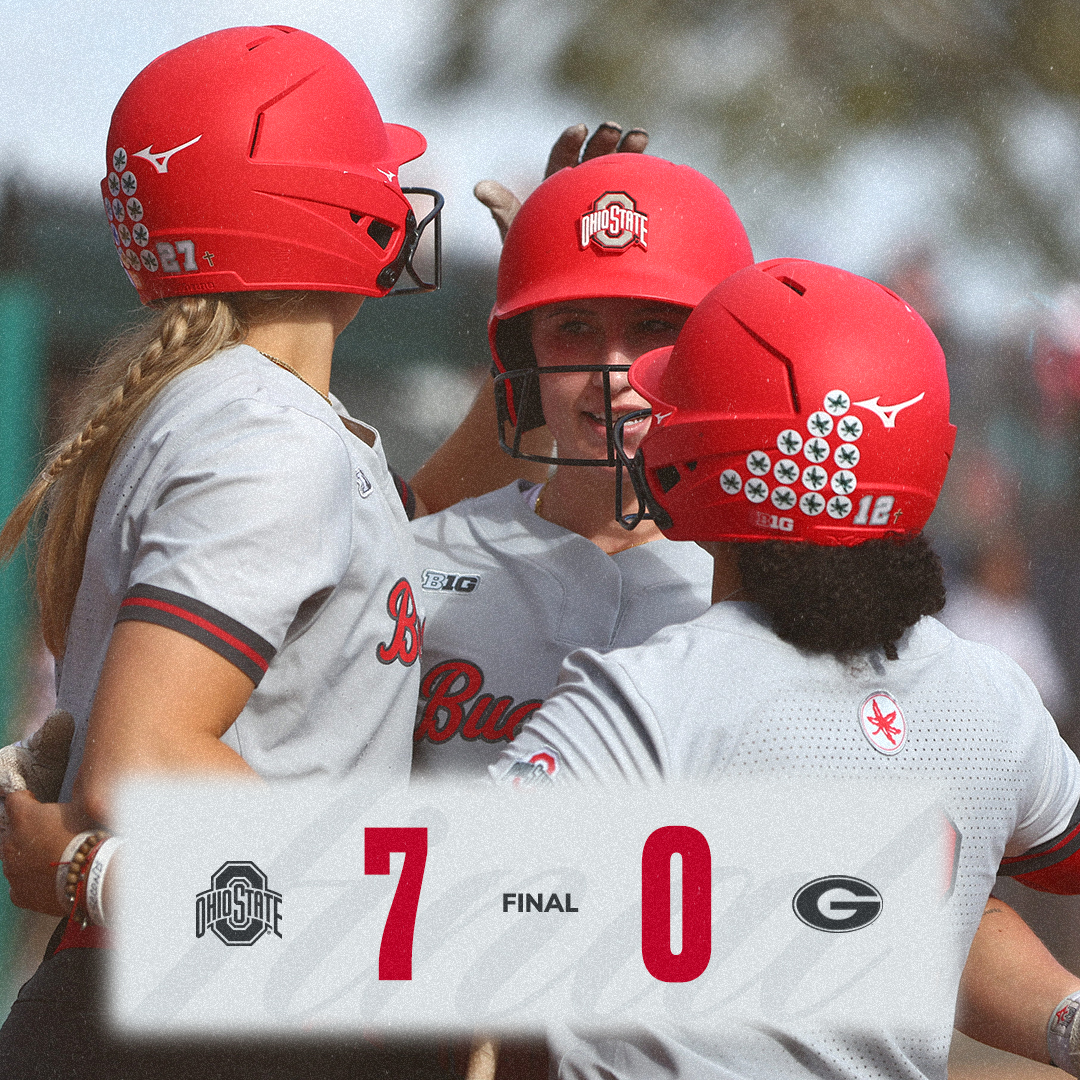Ohio State Softball (@ohiostatesb) on Twitter photo Put it in the ๐ช๐๐ก column โผ๏ธ
#Buckeyes use a seven-run second inning and complete game shutout by <a href="/boutte_lorin/">Lorin Bouttรฉ</a> to knock off No. 10 Georgia in Athens ๐ช
#GoBucks Put it in the ๐ช๐๐ก column โผ๏ธ
#Buckeyes use a seven-run second inning and complete game shutout by <a href="/boutte_lorin/">Lorin Bouttรฉ</a> to knock off No. 10 Georgia in Athens ๐ช
#GoBucks