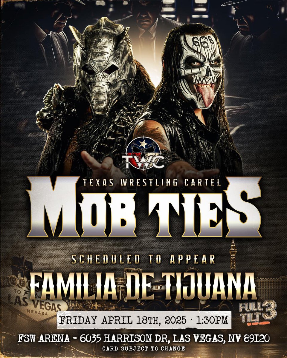 Tijuana 🇲🇽 ➡️ Las Vegas 🎰
<a href="/twc_cctx/">Texas Wrestling Cartel</a>