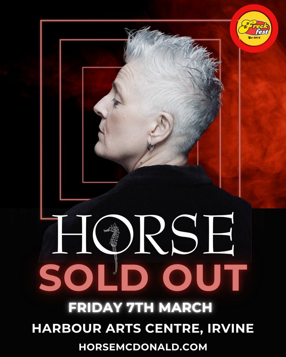 Horse McDonald (@horsemusic) on Twitter photo š¶Counting down the days!
Iām looking forward to playing <a href="/Freckfest/">Freckfest</a> this Friday <a href="/HACIrvine/">Harbour Arts Centre</a> - itās completely SOLD OUT!
Iāll be joined by the brilliant Lorny T & Kirsty McCafferty, with the fantastic <a href="/emmadunlopmusic/">Emma Dunlop</a> kicking off the night.
Canāt wait to see you all there! š¶Counting down the days!
Iām looking forward to playing <a href="/Freckfest/">Freckfest</a> this Friday <a href="/HACIrvine/">Harbour Arts Centre</a> - itās completely SOLD OUT!
Iāll be joined by the brilliant Lorny T & Kirsty McCafferty, with the fantastic <a href="/emmadunlopmusic/">Emma Dunlop</a> kicking off the night.
Canāt wait to see you all there!
