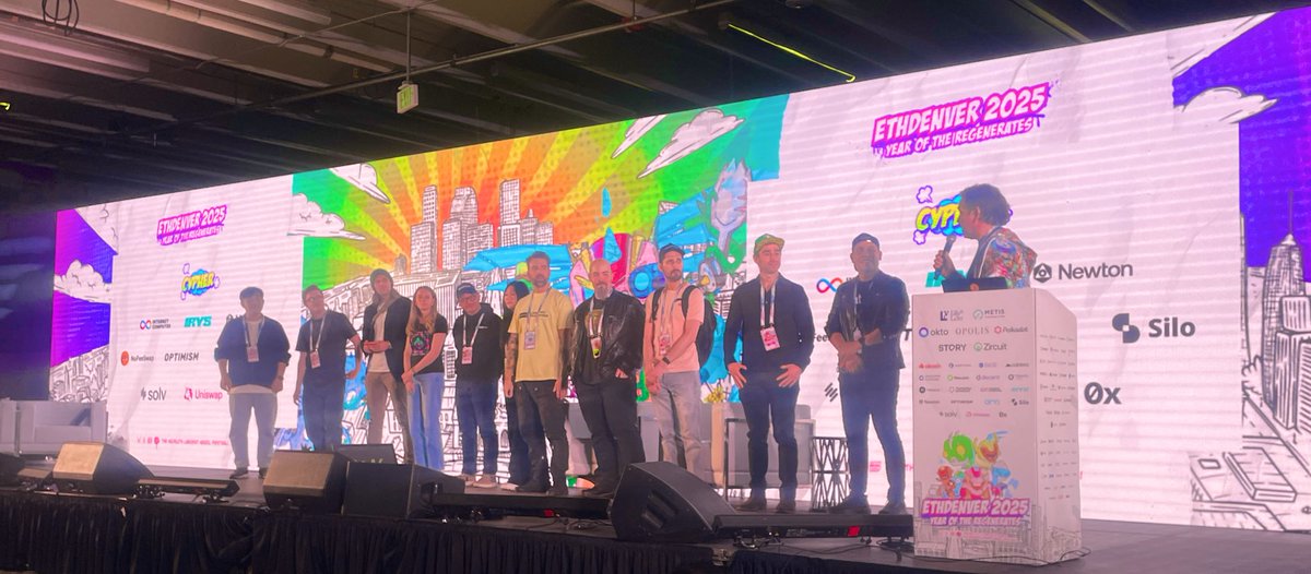 Kelly Page ✨💗🌈💗 (@drkellypage) on Twitter photo Big shout out to all the project teams building and pitching <a href="/EthereumDenver/">ETHDenver 🏔🦬🦄</a> <a href="/BufficornV/">BufficornVentures</a> #pitchfest yesterday and today!
#LearningTogether
#BuildingTogether
Is what matters.
Big shoutout to <a href="/rcastag/">Russell C</a> and <a href="/illestrater_/">tim.eth ⁙ illestrater</a> for all the hard work and kindness your bring to builders Big shout out to all the project teams building and pitching <a href="/EthereumDenver/">ETHDenver 🏔🦬🦄</a> <a href="/BufficornV/">BufficornVentures</a> #pitchfest yesterday and today!
#LearningTogether
#BuildingTogether
Is what matters.
Big shoutout to <a href="/rcastag/">Russell C</a> and <a href="/illestrater_/">tim.eth ⁙ illestrater</a> for all the hard work and kindness your bring to builders