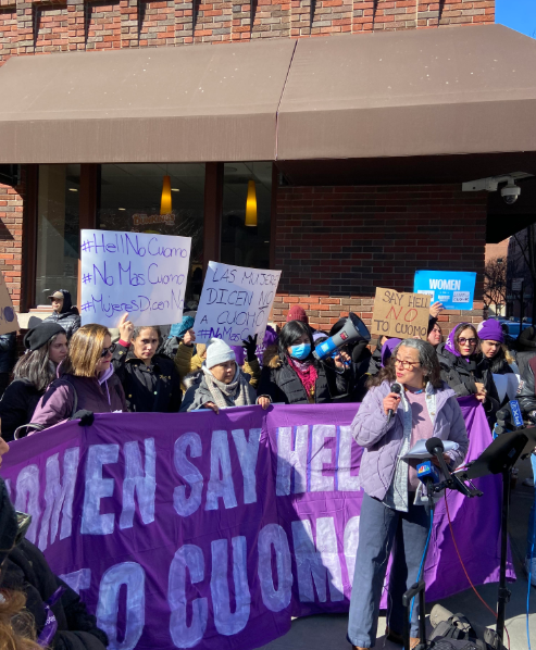 Cuomo makes campaign stops after announcing bid for NYC mayor, while women rally in protest of his candidacy 🗳️ bit.ly/3F0PQMR