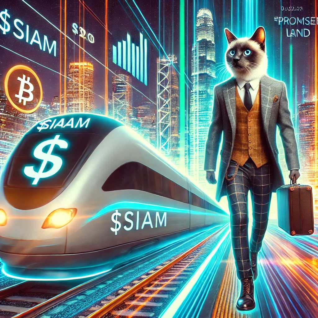 Siam is boarding the crypto express, full steam ahead to the promised land! 🚂💨 $SIAM @Base #Crypto #Trump