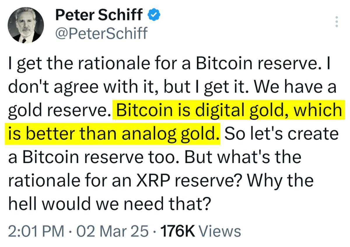 <a href="/PeterSchiff/">Peter Schiff</a> Give me a minute to process this.