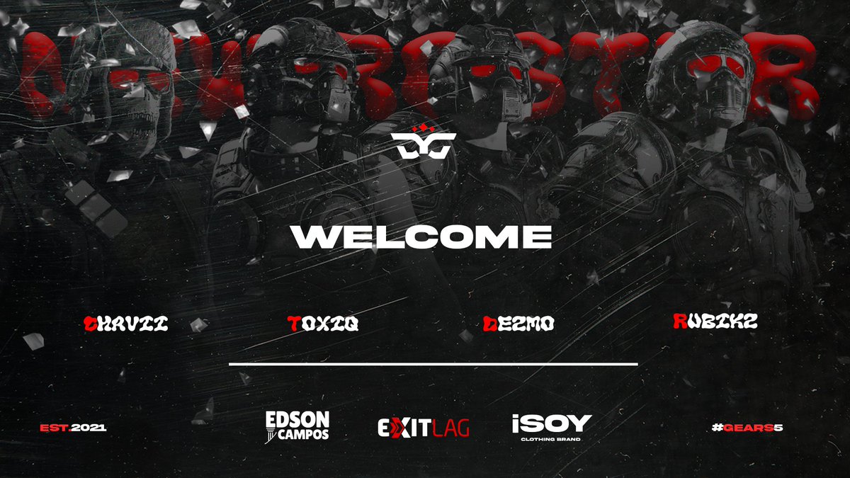 TeMp Tactical (@temptca) on Twitter photo Estamos orgullosos de presentar nuestro nuevo roster de Gears 5, que nos estará representando a lo largo de las clasificatorias de <a href="/TeeGamingOrg/">Tee Gaming</a>
Bienvenidos:
🐐 <a href="/TitoDezmo/">Dezmo</a>
🐐 <a href="/vToxicD/">Is Toxiq 🎮</a>
🐐 <a href="/sRubikz/">cubeibi</a>
🐐 <a href="/Chavisos10k/">Bryan</a>
#Gears5 #JusTeMpTcA
Sponsors:
#iSOY
<a href="/ecgober/">Edson Campos</a>
<a href="/ExitLag/">ExitLag</a> Estamos orgullosos de presentar nuestro nuevo roster de Gears 5, que nos estará representando a lo largo de las clasificatorias de <a href="/TeeGamingOrg/">Tee Gaming</a>
Bienvenidos:
🐐 <a href="/TitoDezmo/">Dezmo</a>
🐐 <a href="/vToxicD/">Is Toxiq 🎮</a>
🐐 <a href="/sRubikz/">cubeibi</a>
🐐 <a href="/Chavisos10k/">Bryan</a>
#Gears5 #JusTeMpTcA
Sponsors:
#iSOY
<a href="/ecgober/">Edson Campos</a>
<a href="/ExitLag/">ExitLag</a>