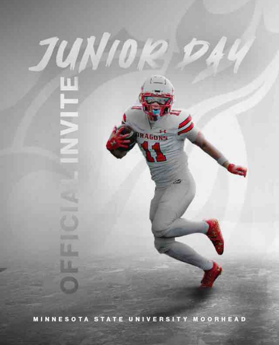 Cayden Ban (@caydenban1) on Twitter photo Thank you <a href="/CoachRoehrich/">Abraham Roehrich</a> and <a href="/msum_football/">MSUM Dragon Football</a> for the junior day invite!
<a href="/PrepRedzoneMN/">Prep Redzone Minnesota</a> <a href="/AnokaFootball/">Anoka Football</a> Thank you <a href="/CoachRoehrich/">Abraham Roehrich</a> and <a href="/msum_football/">MSUM Dragon Football</a> for the junior day invite!
<a href="/PrepRedzoneMN/">Prep Redzone Minnesota</a> <a href="/AnokaFootball/">Anoka Football</a>