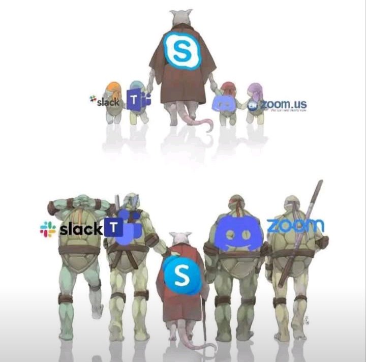 AbdelazizSeffal's tweet image. Skype walked so Slack, Teams, Discord, and Zoom could run.
This meme perfectly captures how Skype raised a generation of communication tools, only to be left behind as they grew stronger.

#EvolutionOfTech #Skype #Zoom #Slack #MicrosoftTeams #Discord