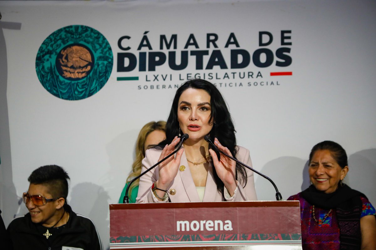 ⭕️ Gaby Jiménez [<a href="/GabyJimenezMX/">Gabriela Jimenez</a>], vicecoordinadora de <a href="/DiputadosMorena/">Tus Diputadas y Diputados Morena</a>, respaldó la iniciativa de la presidenta <a href="/Claudiashein/">Claudia Sheinbaum Pardo</a> para prohibir el nepotismo a partir de 2027.  

Buscará consenso para revertir la reforma aprobada en el <a href="/senadomexicano/">Senado de México</a> y fortalecer la democracia.