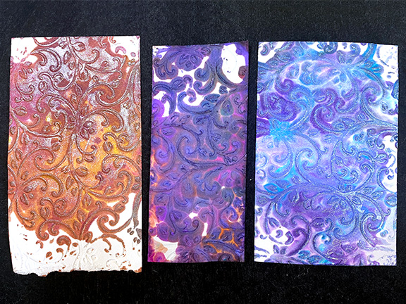 tryit2likeit's tweet image. Alcohol pearl inks create a stunning effect on cardstock. tryit-likeit.com/stunning-alcoh… @rangerink #alcohol_ink #ink_technique #papercraft
