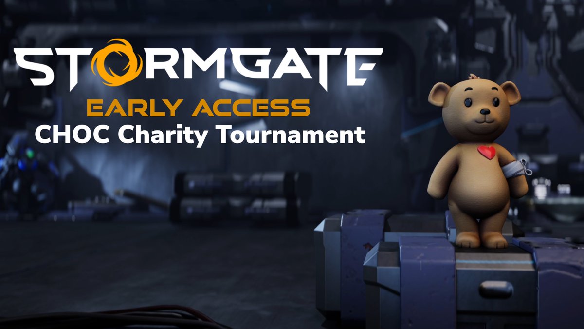 Join us for the 2nd and final day of Stormgate for CHOC Charity Tournament! Cheer on your favorite competitors and support a good cause as we work towards crowning our champion! 
twitch.tv/beomulf