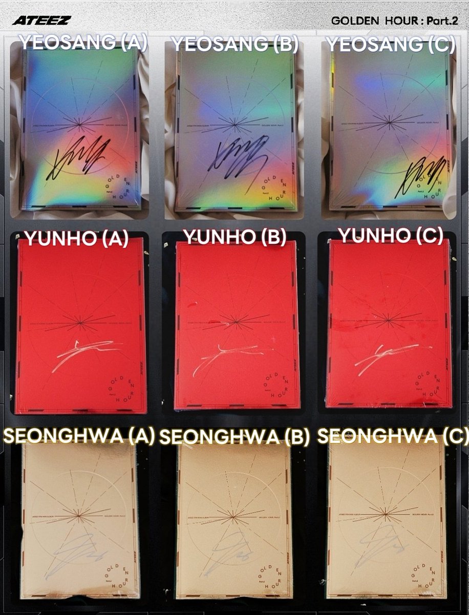 Thousandleavess's tweet photo. WTS || ATEEZ Seonghwa Signed GOLDEN HOUR PT. 2 SEALED (FROM Ver. US Hello82)

Price
TL Shop: $105
Ebay: $115

*WW shipping; free for US

Visit:
~https://t.co/PXp84pdLvg
~https://t.co/sbKkVY8yxN

#ATEEZ #에이티즈 #SEONGHWA #성화 #DGFW25 #DolceGabbana #ateezineurope #seonghwaedits https://t.co/eRiEDxskmt