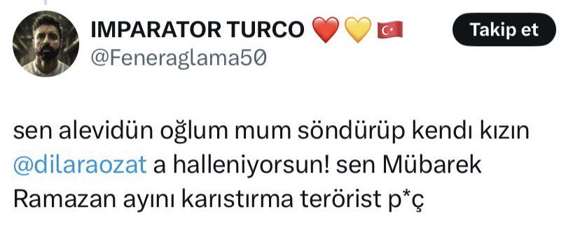 gecedusu's tweet photo. Kırk orospu bir araya gelse senin gibi bir piç doğuramaz https://t.co/xtN1AeflbN