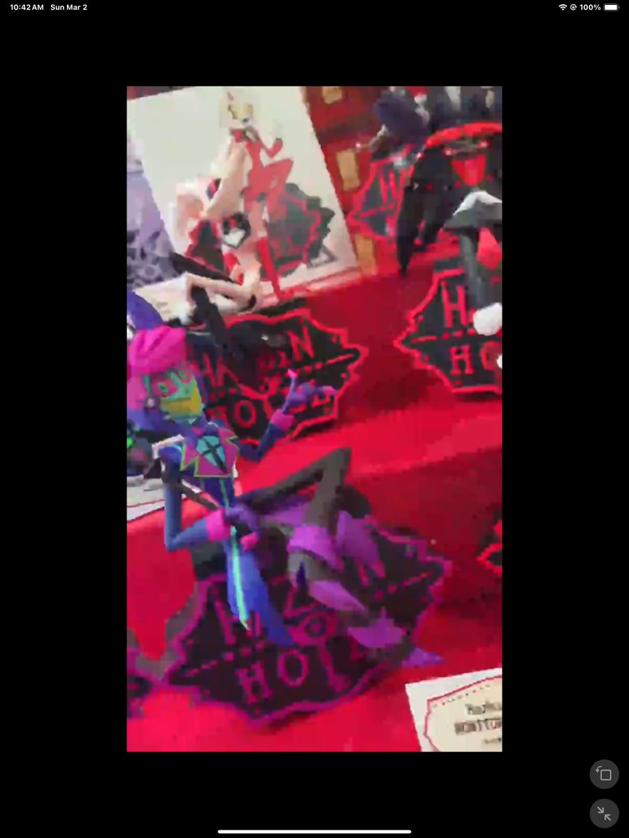 PsychoPathPie1's tweet photo. HAZBIN HOTEL FIGURES ARE REAL IM GONNA CRASH OUT OH MY GOD 

#hazbinhotel https://t.co/jTEAj2N4el