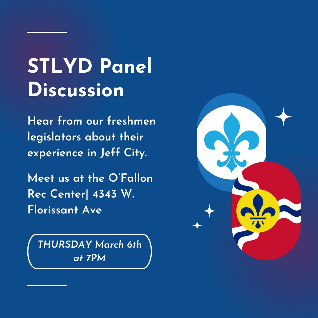 Join us this Thursday to hear from some of our freshmen legislators! We'll be hearing about their experiences in the State Capitol. 
#Democracy #JeffCity #moleg