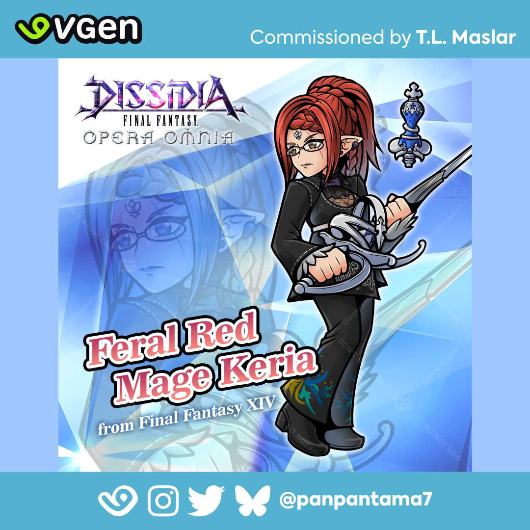 ✦✦ Comms Done! ✦✦
from T.L. Maslar, THANKYOUU!
[RT &amp; 🩷 is very appreciated]

MARCHvelous SALE right now!
Link for order here > vgen.co/panpantama7

#commissionsopen #VGenComm #VGen #opencommissions #artmoots #Vtuber #DissidiaFFOO #DFF_OO #FFXIV