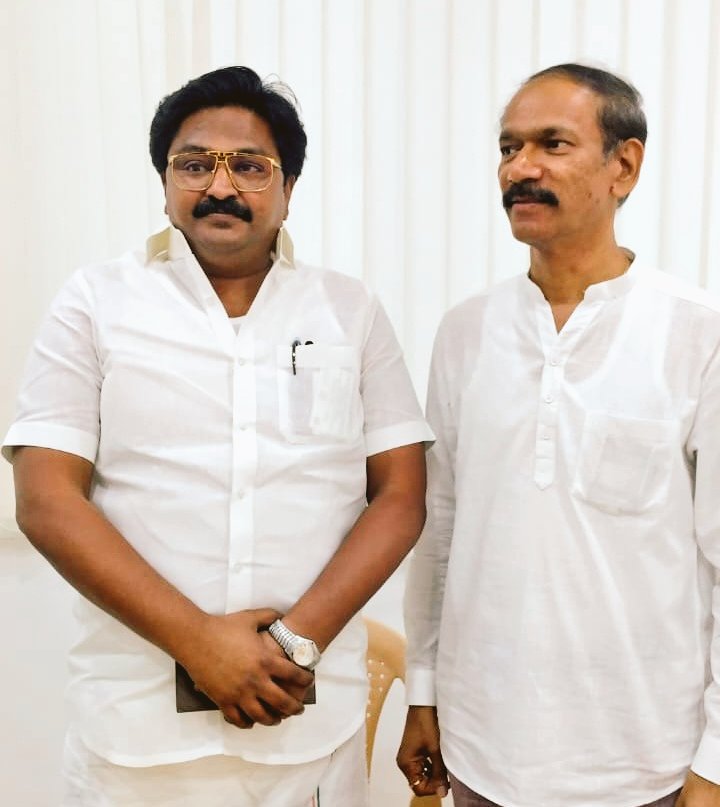 Met our new incharge <a href="/INCTamilNadu/">Tamil Nadu Congress Committee</a> shri <a href="/girishgoaINC/">Girish Chodankar</a> ji.