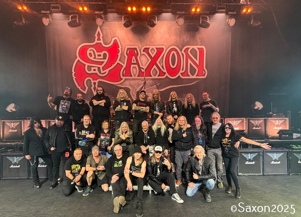 We've had a great time on the road with our friends <a href="/GirlschoolReal/">Girlschool Official</a>  and <a href="/grandslamrocks/">Grand Slam</a> 

Thanks to all who've come out to the shows, they've all been CRAZY!

#themightysaxon #britishheavymetal #hellfireandsteel #girlschool #grandslamrocks