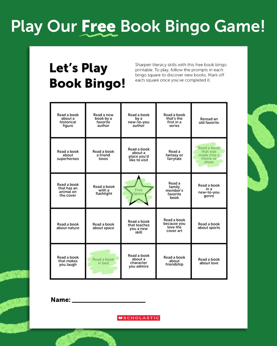 Looking for a way to deepen your child's love of reading? Try adding this fun bingo board to their reading routine ➡️ scholastic.com/parents/books-…