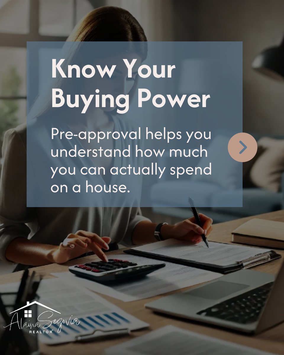 AlainaSegovia's tweet image. Thinking of buying your first home in Houston? 🏡 Start by getting pre-approved to know your buying power, and set a budget that covers more than just mortgage—think taxes, insurance, and maintenance. Keep your emotions in check and stay under your max limit. #FirstHomeTips