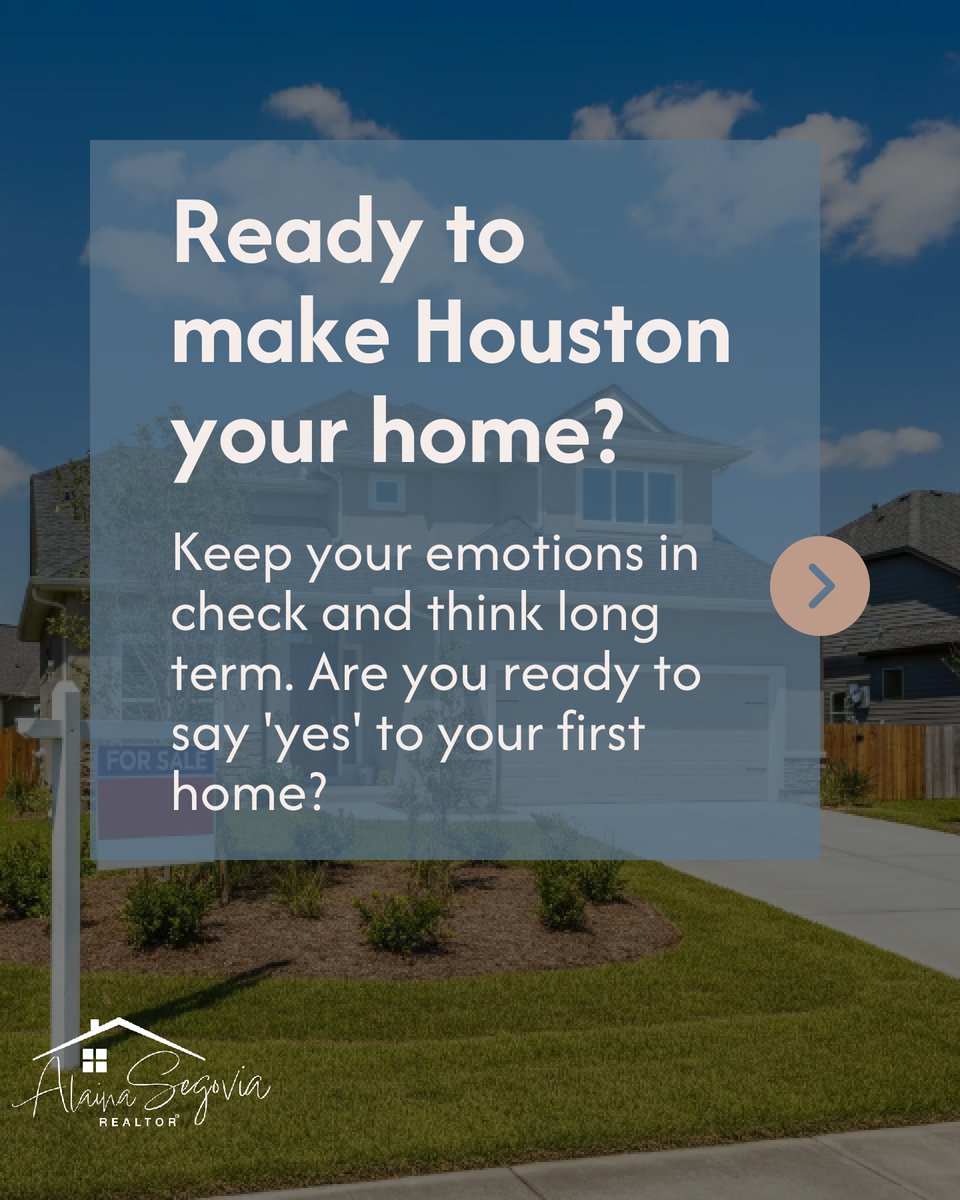 AlainaSegovia's tweet image. Thinking of buying your first home in Houston? 🏡 Start by getting pre-approved to know your buying power, and set a budget that covers more than just mortgage—think taxes, insurance, and maintenance. Keep your emotions in check and stay under your max limit. #FirstHomeTips