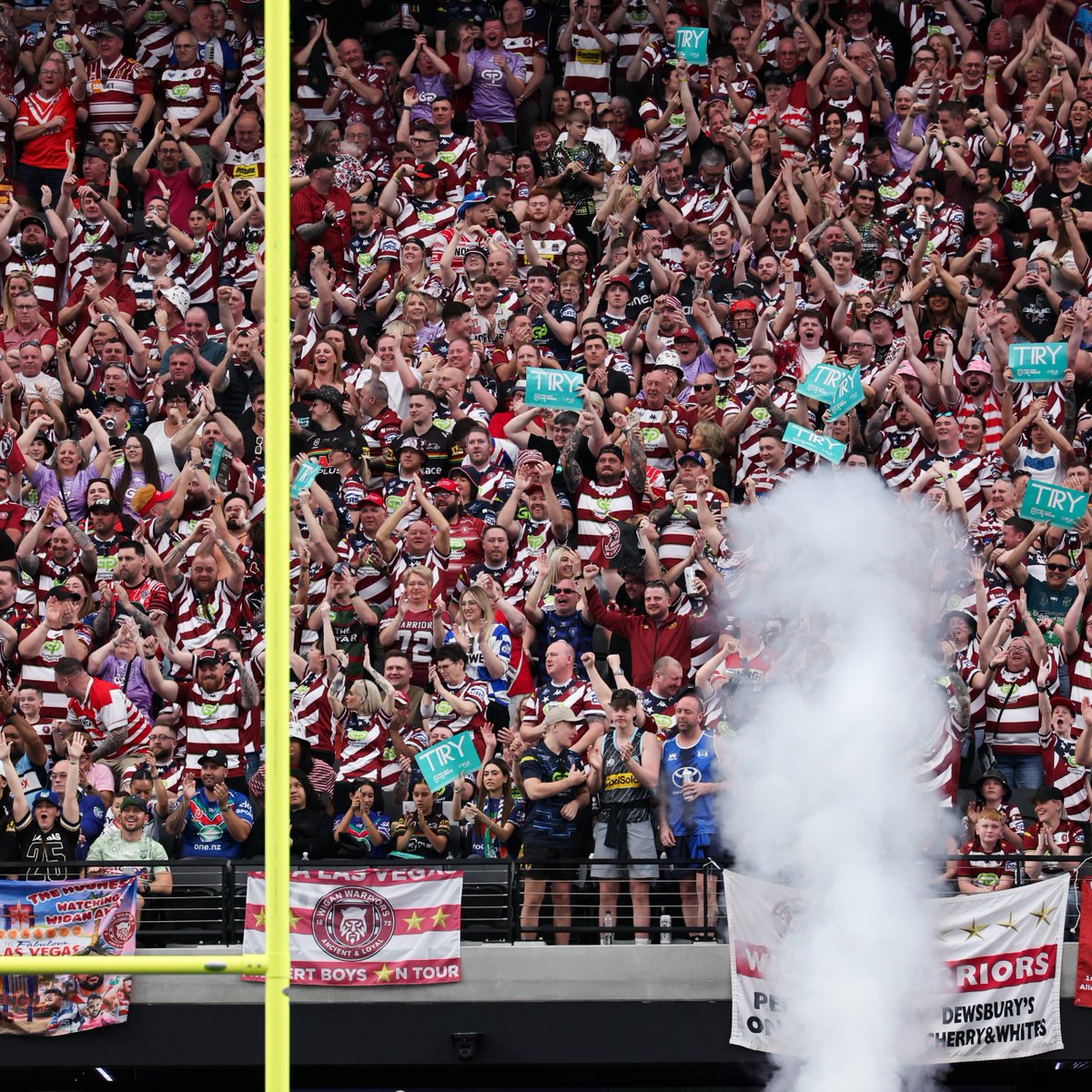 WiganWarriorsRL's tweet image. History experienced, together. ✊

Thank you for your outstanding support in Las Vegas, Warriors. Safe travels home. ❤️

#WWRL #SLWIGWAR #VivaLasVegas