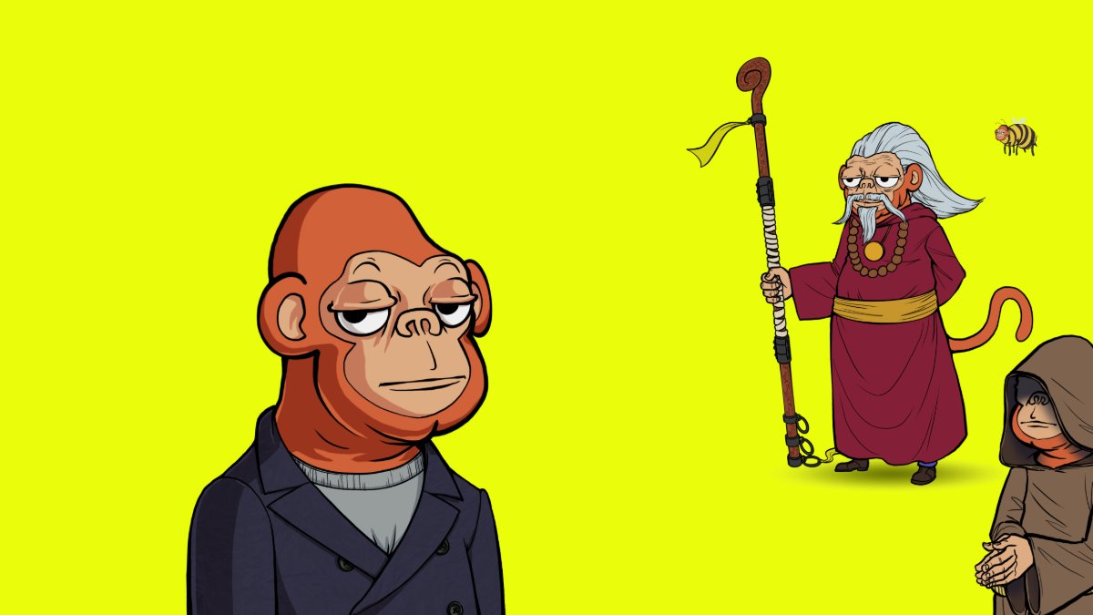 Real_monko's tweet image. GMonko. ☕️☀️
Sensei is waiting for you.
Be. 🐝🦧 $Monko