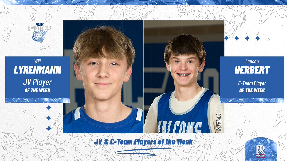 Congratulations to our JV &amp; C-Team Players of the Week!