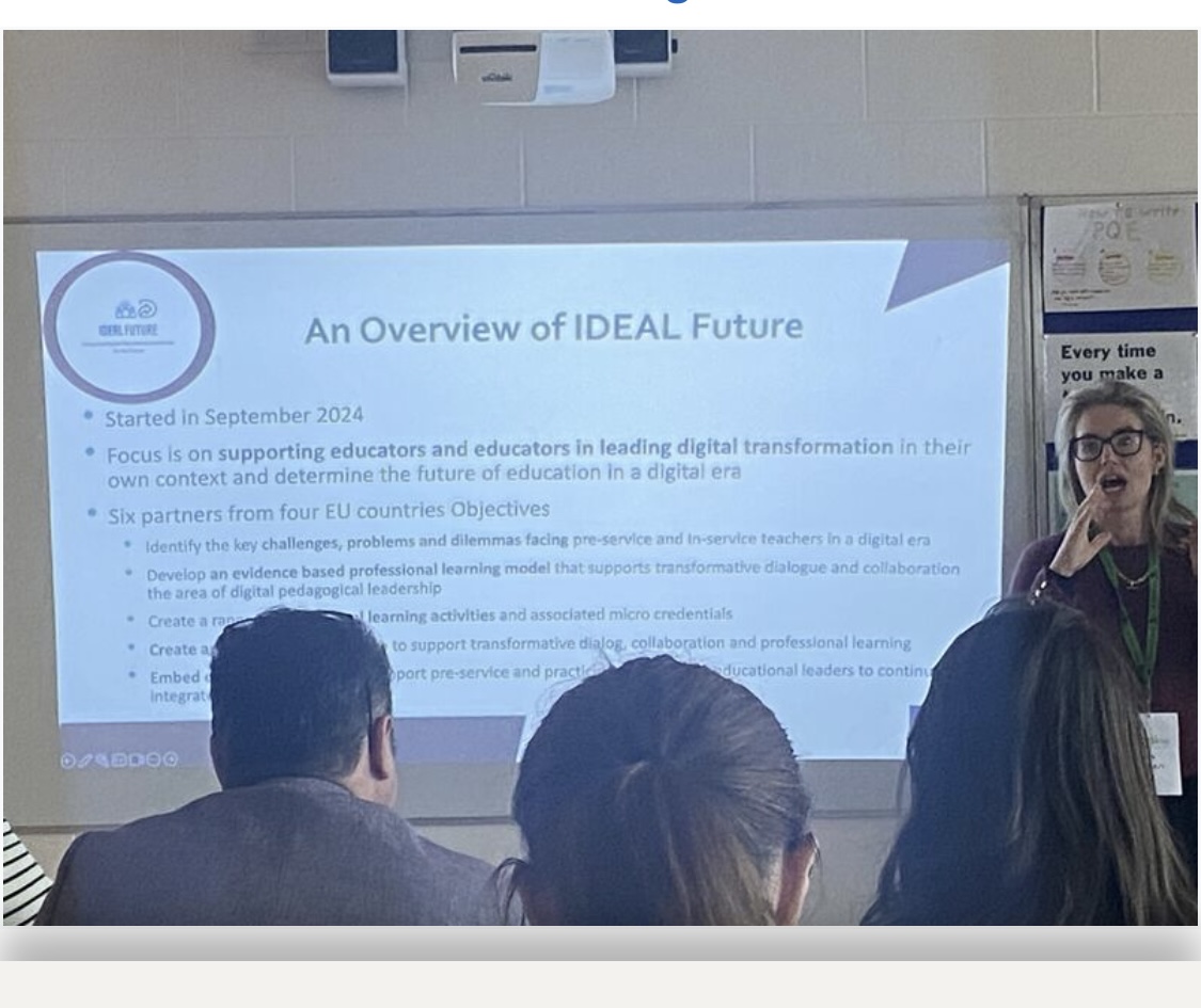 <a href="/PatrickHickey18/">Patrick Hickey</a> <a href="/EmmaOB10/">Emma O Brien</a> <a href="/GCLeolaiocht/">Ciara Ní Dhrisceoil</a> share the work of the IDEAL Future on AI at <a href="/cesitweets/">CESI</a>