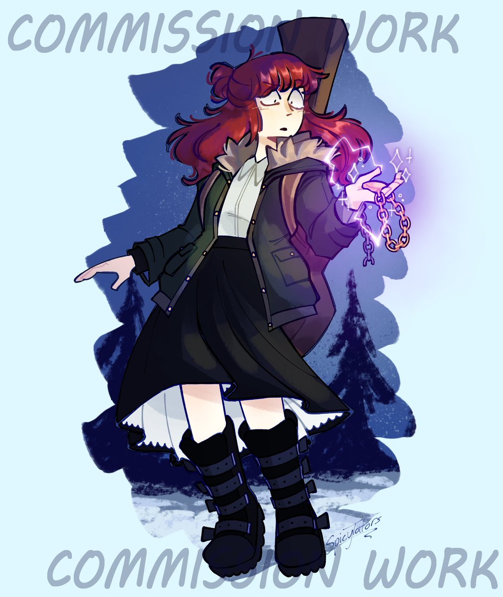 Fullbody commission for <a href="/Riletty_/">Riletty 🍉</a> 
 
#VGenComm