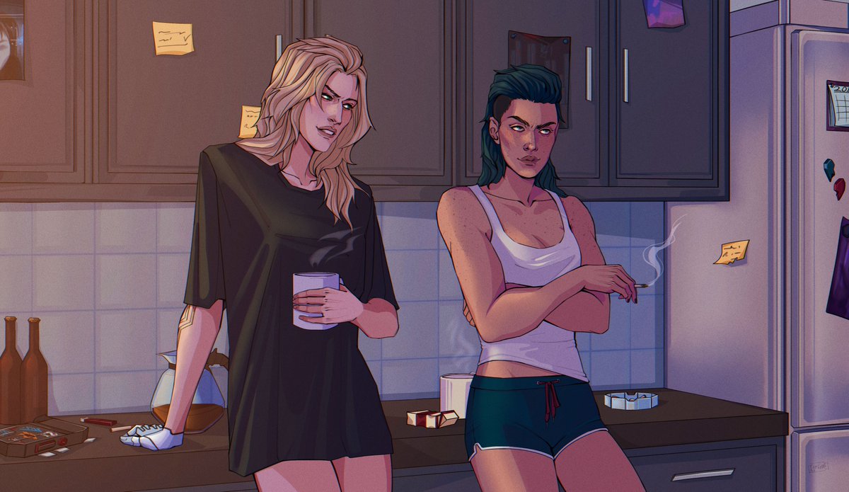 igraine_art's tweet image. well uh
hear me out-

#Cyberpunk2077 #AltCunningham #RogueAmendiares