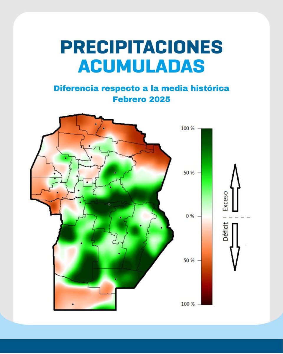 Adm. Provincial de Recursos Hídricos de Cba. 💦 (@aprhi_cba) on Twitter photo 🌧️ LLUVIAS DE FEBRERO 🌧️
⛈ En los mapas comparativos podemos observar las lluvias acumuladas durante todo el mes de Febrero de 2025 y la diferencia respecto a la medida histórica para el mes de Febrero. 🌧️ LLUVIAS DE FEBRERO 🌧️
⛈ En los mapas comparativos podemos observar las lluvias acumuladas durante todo el mes de Febrero de 2025 y la diferencia respecto a la medida histórica para el mes de Febrero.