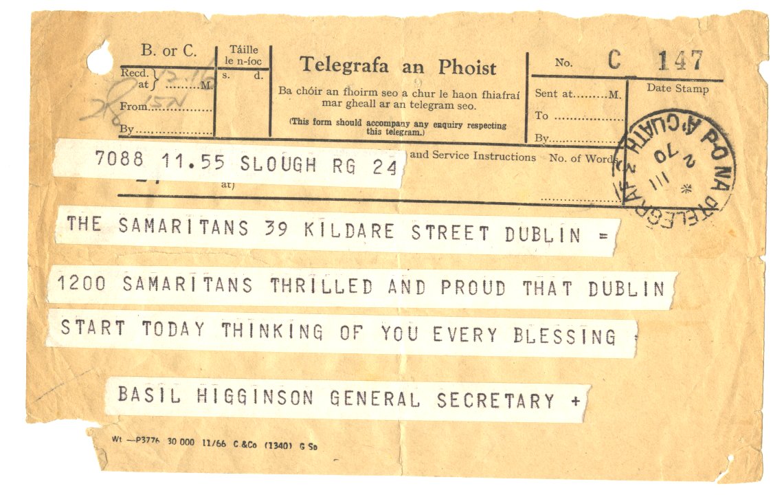 🎉 Dublin Samaritans is celebrating 55 years of support! Since March 1970, we’ve been here 24/7, 365 days a year, to listen, support, and explore your feelings. Our mission remains clear: reduce suicide and be there when you need us. ❤️
Happy 55th, Dublin Samaritans! 💚
#116123
