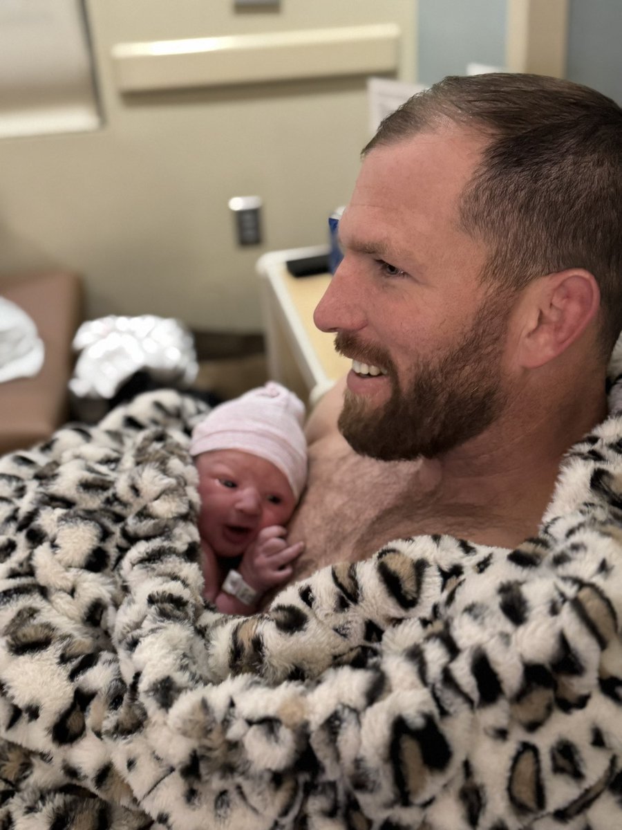 Congratulations to the Swigart family on their new family member. Pearl arrived at 1:58 am, weighing in at 7lbs 14oz. Jeanne and Pearl are healthy and the Puma nation is so happy for them! Picture of new daddy Swigart.