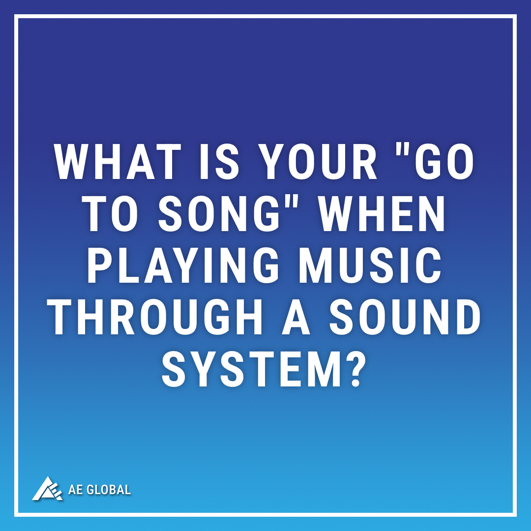 AE_Global_Media's tweet image. We all have that &quot;go to song&quot; that we trust to listen to through different sound systems and devices. What is that song you pick before any others? #TechSupport #AVLPartner #MinistryTech #avl #Churchavl #churchtech #aeglobal #ministry #churchaudio