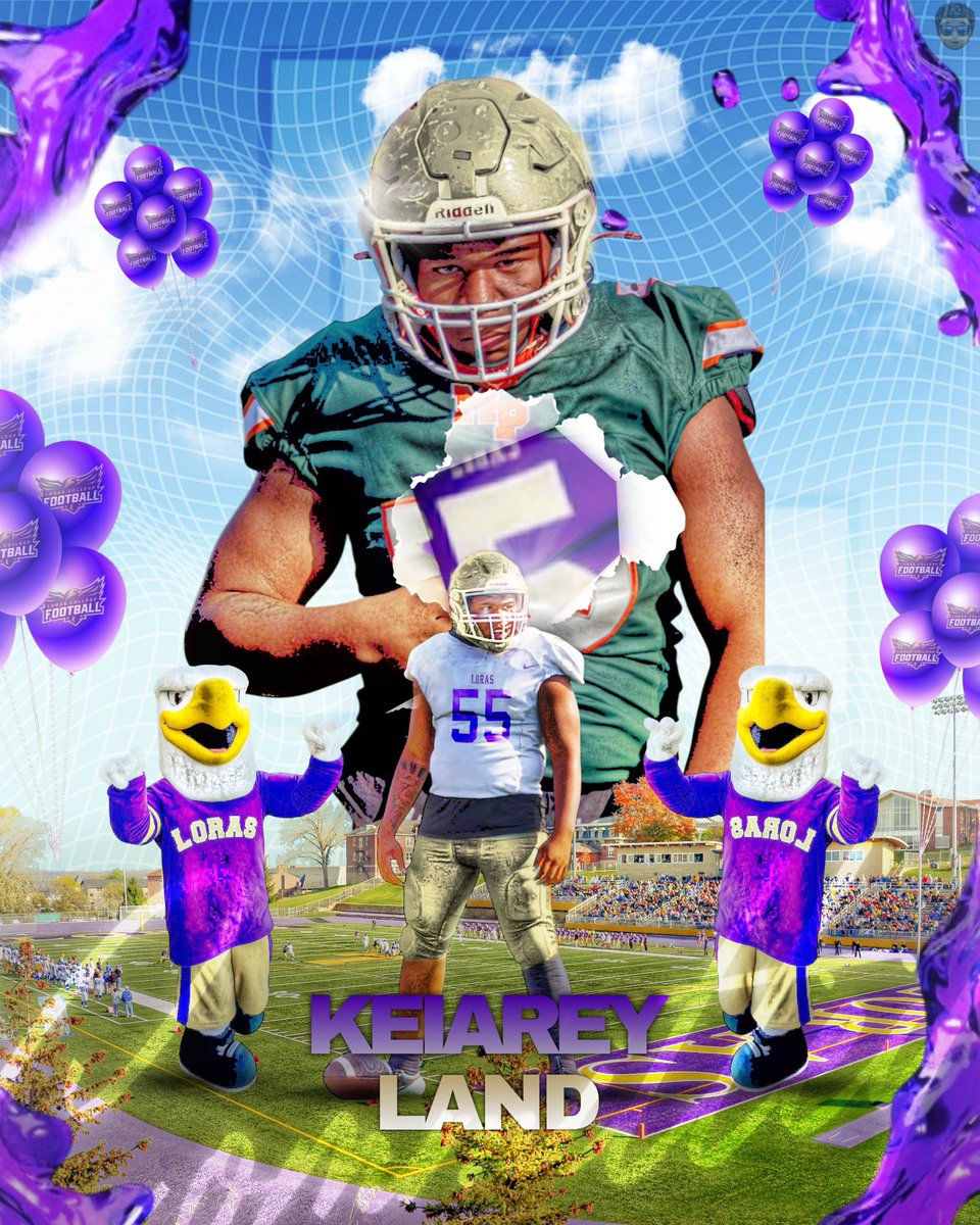 I will happy to say I have committed to 🟣🦅<a href="/LorasCollegeFB/">Loras Football</a> #AGTG
<a href="/CoachHipp34/">Cody Hipp</a> 
<a href="/Chris_CJ_6/">C.J.</a>