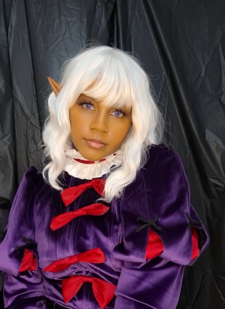 maikobee's tweet photo. Todos de carnavales y yo hypeada por mi cosplay de Thistle de Dungeon Meshi jajajaja amo este anime 😭👌🏾

#cosplay #cosplayer #anime #dungeonmeshi #thistle https://t.co/hfr3Xnj6cq