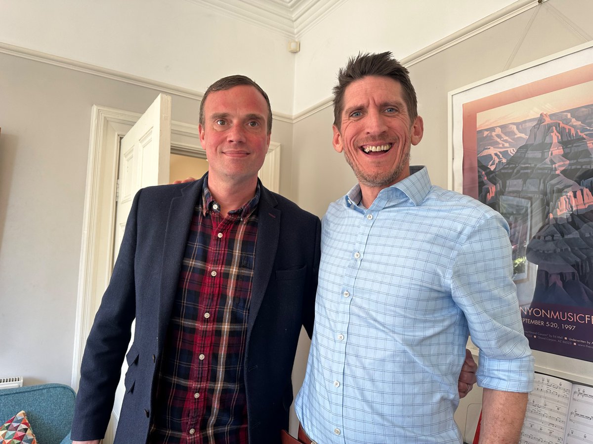 It was such a joy to welcome my friend <a href="/GavCalver/">Gavin Calver</a> to <a href="/HighfieldsCDF/">Highfields Church, Cardiff</a> today and at our house for lunch. I look forward to more partnership in the gospel! <a href="/eawalescymru/">Evangelical Alliance Wales</a> <a href="/EAUKnews/">Evangelical Alliance</a>