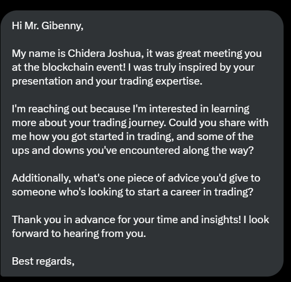 mrgibenny's tweet image. Open Mic: My Advice for Aspiring Crypto Traders

A student DMed me after my speech at the #Uniport Blockchain Event sponsored by @roqqupay  with questions about my trading journey and how to start a career in crypto trading. Instead of replying privately, I decided to share my