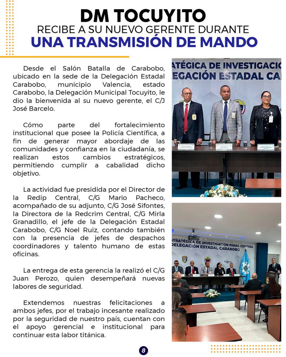 cicpc0124's tweet image. Arribamos a la edición número 293 de su Boletín CICPC Al Día, este es un esfuerzo de la Dirección General, por dar a conocer parte del trabajo que realiza la policía científica.