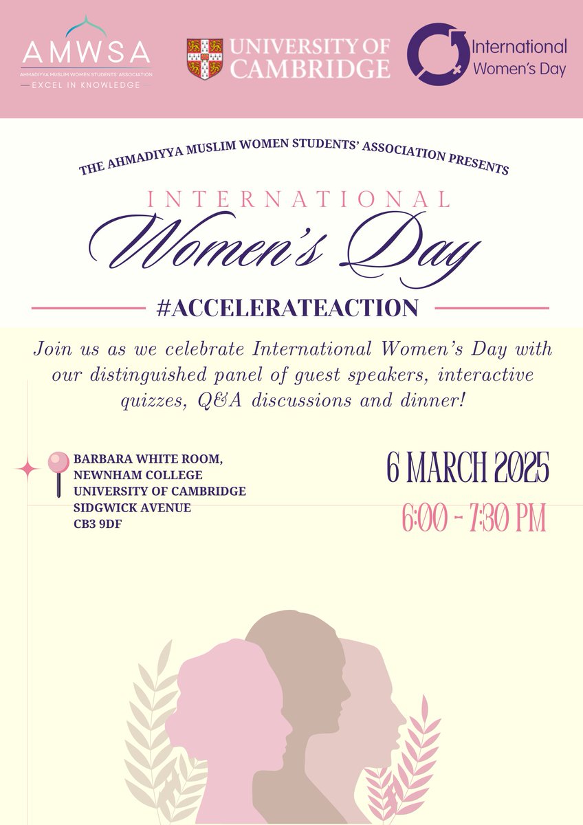 AMWSA (@officialamwsa) on Twitter photo The first of two flagship #InternationalWomensDay Events in <a href="/Newnham_College/">Newnham College</a> with <a href="/noriko_amanopat/">Noriko Amano-Patiño</a> and Professor Nazia Habib - see you there! The first of two flagship #InternationalWomensDay Events in <a href="/Newnham_College/">Newnham College</a> with <a href="/noriko_amanopat/">Noriko Amano-Patiño</a> and Professor Nazia Habib - see you there!