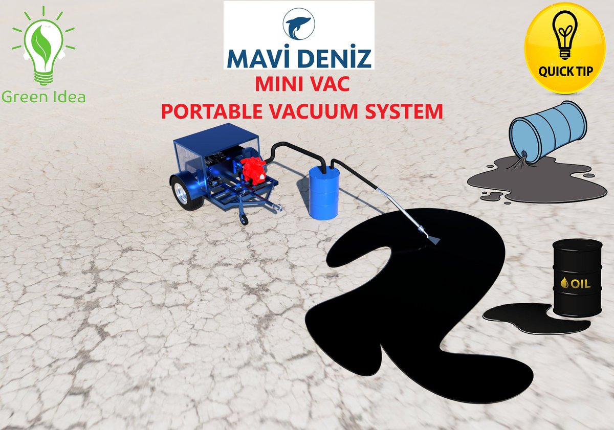MaviDenizAS1's tweet photo. Mavi Vac and Mini Vac Trailer Mounted Vacuum Machines 3 pcs exported to Tanzania and Libya Oil Refineries. 

The system collects oil, sludge, mud, hydrocarbons, dirty water, coal, cement, garbage, solid, trash, etc. in the land or water. https://t.co/SsfZEDUfPA