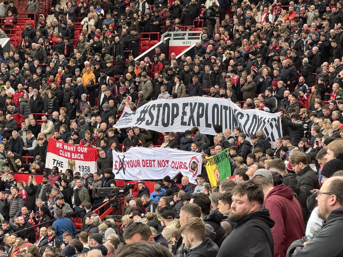 anniesdad48's tweet image. #stopexploitingloyalty Your Debt Not Ours @The__1958 🇾🇪 #GlazersOut #GlazersBURNInHell