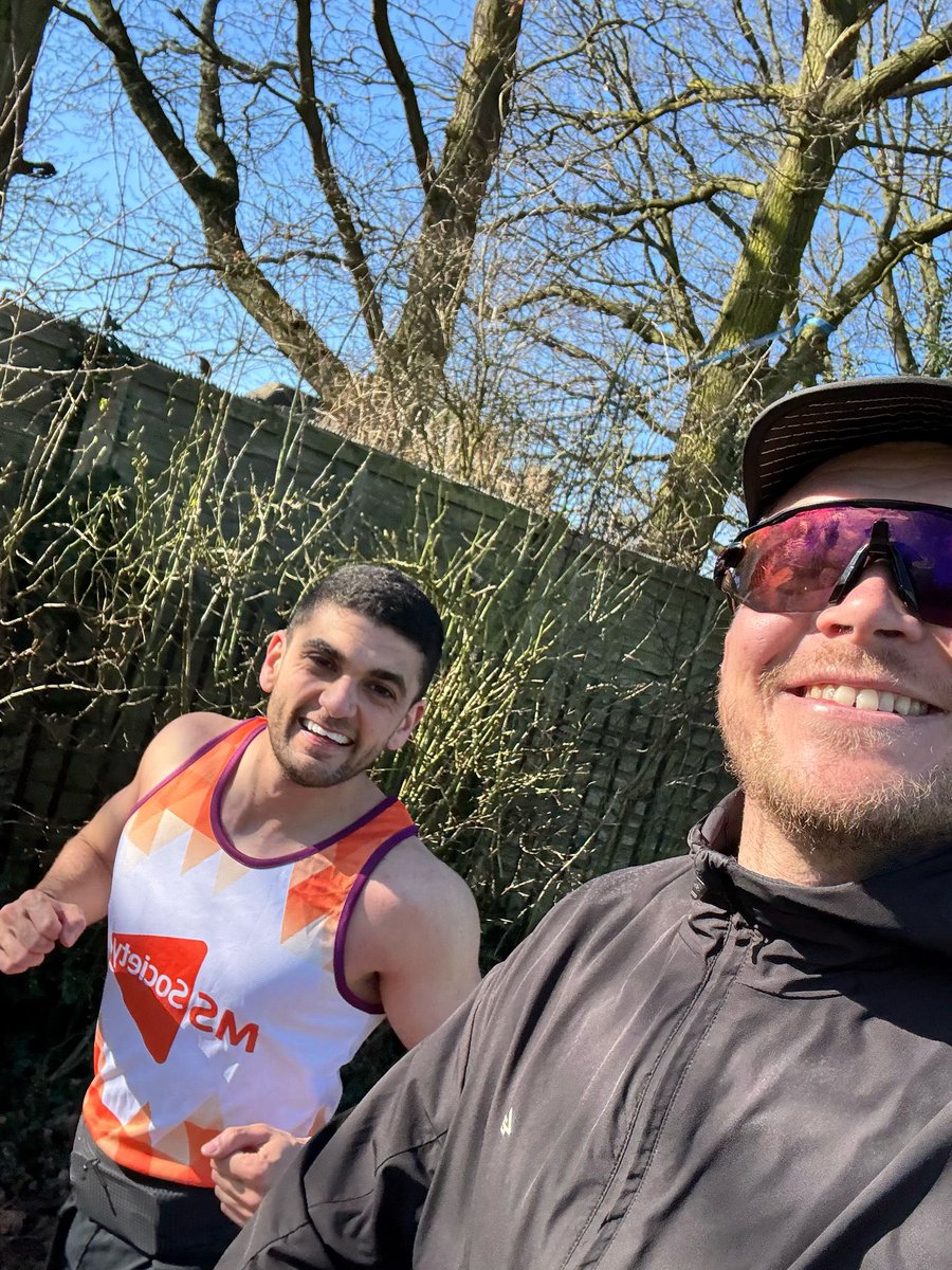 Upping the marathon training this week to 15.5 miles in the sunshine with <a href="/danjessop09/">Dan Jessop</a>. Nearly at £1,000 donations now for the <a href="/mssocietyuk/">MS Society UK</a>!! ☀️🏃🏽‍♂️

justgiving.com/page/sid-panay…