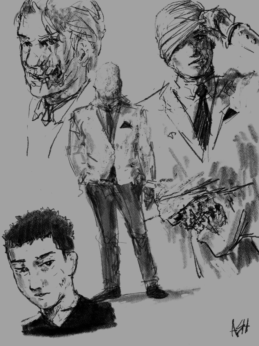 Ashmasterc's tweet image. Throwaway doodles while watching @GevoianA stream