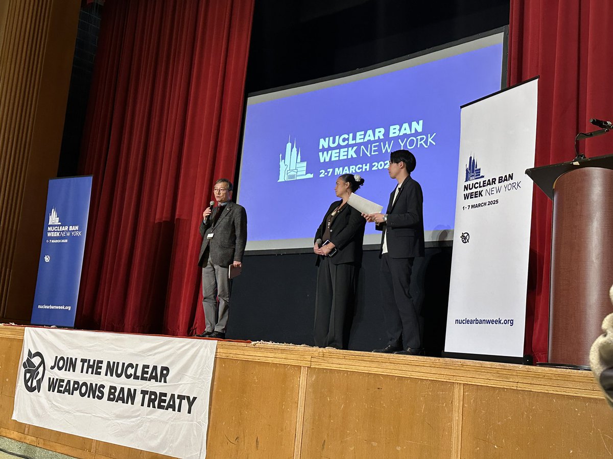 Therese Nordhus Lien (@theresenlien) on Twitter photo Starting off #NuclearBanWeek strong in historical <a href="/RiversideNYC/">The Riverside Church</a> by listening to the voices that matter the most: those of the people directly affected by the use of #nuclearweapons
Thanks to <a href="/hinamoeura/">Hinamoeura Cross</a> and Dr Lee Tae-Jae for sharing your powerful testimonies! Starting off #NuclearBanWeek strong in historical <a href="/RiversideNYC/">The Riverside Church</a> by listening to the voices that matter the most: those of the people directly affected by the use of #nuclearweapons
Thanks to <a href="/hinamoeura/">Hinamoeura Cross</a> and Dr Lee Tae-Jae for sharing your powerful testimonies!