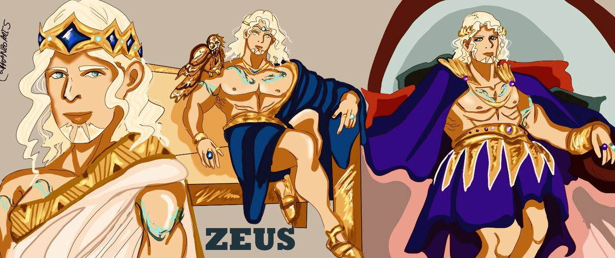FranzoArts's tweet photo. Zeus and Hera #GreekMythology #Zeus #Hera #mythology https://t.co/JmvWOEYDwX